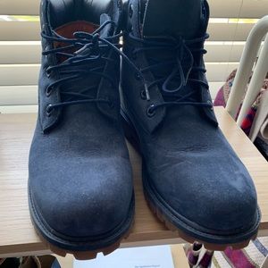 Navy Blue Timberland Boots